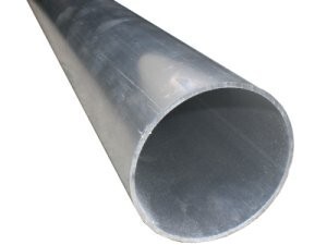 76mm gerades Alurohr / Aluminium Rohr (0,85m)