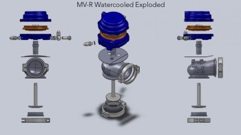 Wastegate TiAL MV-R, violett