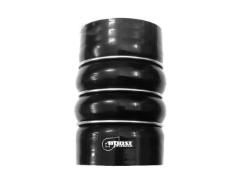 Silicone Coupler - Double Hump, 63mm, Black