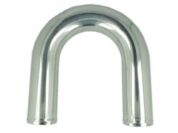 Aluminium elbow 180° with 70mm diameter, Mandrel...