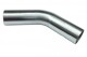 Stainless steel elbow 45° with 63,5mm diameter