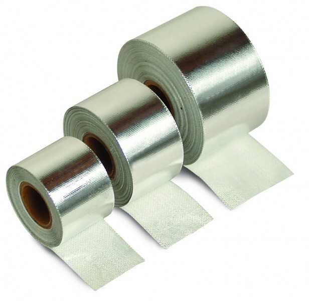 Hitzeschild Aluminium Band 50mm Klebeband Auspuffrohr Hitzeschutztape 25M 