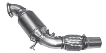 HJS Tuning Downpipe 63,5mm BMW 1 series 1.6