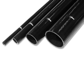 Silicone Hose 80mm, 1m Length, black | BOOST products