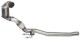 HJS Tuning Downpipe 76mm Audi Audi A3 3 2.0 TFSI - AWD (without OPF)