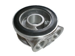 Ölfilter Adapterplatte ohne Thermostat und 2x...