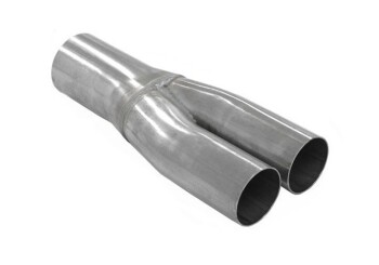 Y-Adapter 89mm zu 76mm