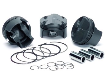 Piston set (4 items) for ACURA B18A Integra LS with B16A head (81,02mm, 12,4)