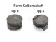 Piston set (4 items) for ACURA B18A/B Integra LS Non-VTEC (84,00mm, 11.9:1) | P4-H84-P5