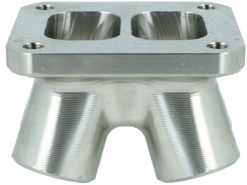 4-Zylinder CNC Edelstahl Turbo Sammler T4 Twinscroll ohne Wastegate Abgang