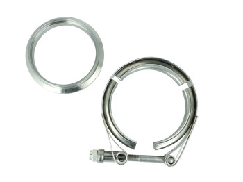 Hosenrohr 76mm V-Band Aulass Kit S200SX / S200SX-E / S300SX / S300SX-E / EFR 7064 - 9280 mit T3 oder V-Band / V-Band Abgasgehäuse