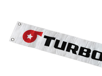 TurboZentrum Banner workshop - 1m / white