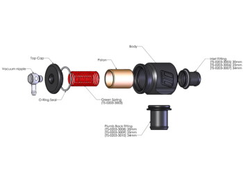 BOV Kompakt Plumb Back Universal 34mm | Turbosmart