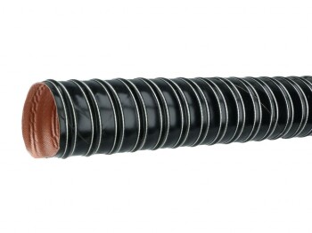 Belüftungsschlauch / Ansaugschlauch - 2m Länge - 25mm, schwarz | BOOST products