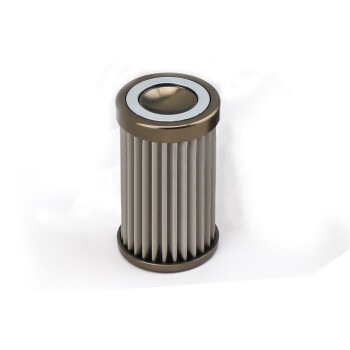 In-line fuel filter element, stainless steel