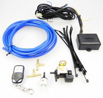 Exhaust Cutout Valve Vacuum Controlled - Complete System