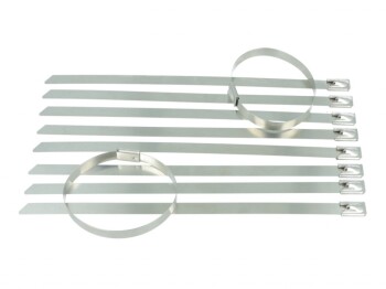 Metal Cable Ties - Set of 10