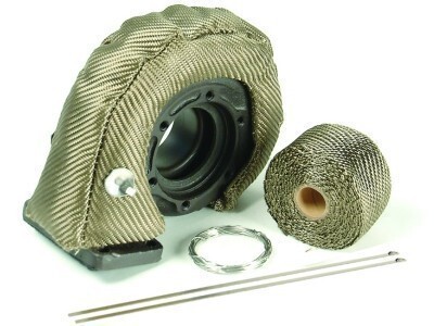 Standard Mesh, LT6ML - Large JCP Mesh Lined Titanium Turbo Blanket Heat Shield With Stainless Steel Ties 