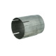 Edelstahl Rohr Anschluss für Auspuffrohre und Schalldämpfer Ø 76 mm (geschlitzt und geweitet auf einer Seite)