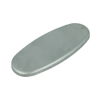 Edelstahl Verschlussplatte oval für Universal...