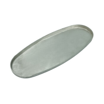 Edelstahl Verschlussplatte oval für Universal...