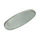Edelstahl Verschlussplatte oval für Universal Schalldämpfer mit 115x185 mm / blank