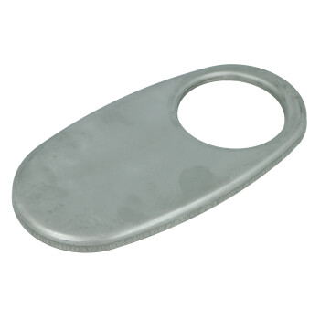 Edelstahl Verschlussplatte oval für Universal...
