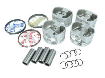 CP piston & ring set Nissan SR20DET - bore (86.5 mm) -...