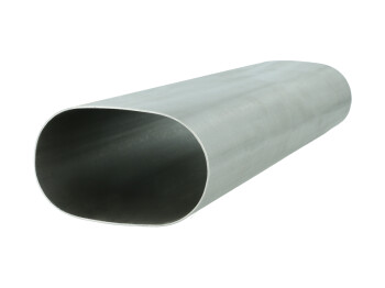 Titan Rohr oval 89 mm x 54 mm / 30 cm / Titan Grade 3