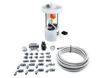 DW400 Pump Module + Return Kit SS PTFE for Honda Civic...