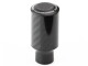 Schaltknauf Aluminium / Carbon glänzend, 65 mm
