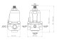 Benzindruckregler FPR100s -06 AN / Dash 6