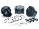 Piston set (4 items) for MINI COOPER R56 1.6L 16v Turbo engine 2007+ (77mm, 10.5:1)