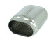 Titanium Exhaust Muffler - Race Series Oval - Grade 4