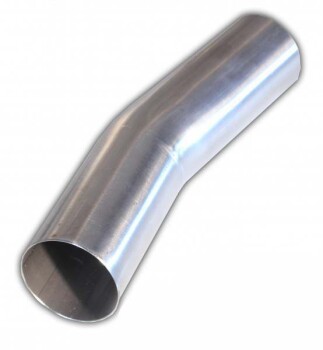 Stainless steel elbow 15° with 55mm diameter