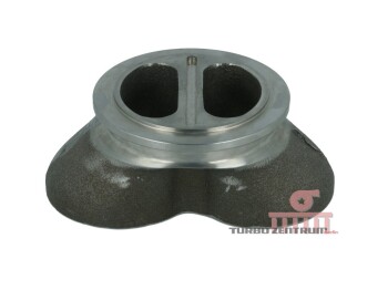 Manifold V-Band TwinScroll Inlet Flange for Garrett Housings - cast iron | Garrett