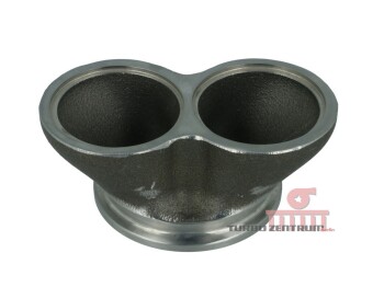 Manifold V-Band TwinScroll Inlet Flange for Garrett Housings - cast iron | Garrett