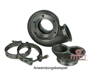 Manifold V-Band TwinScroll Inlet Flange for Garrett Housings - cast iron | Garrett