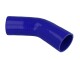 Silicone elbow 45°, 85mm, blue | BOOST products