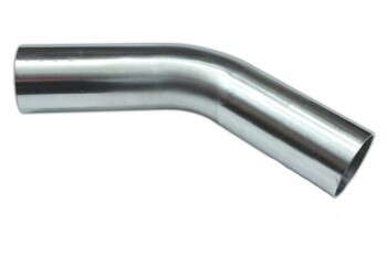 Stainless steel elbow 45° with 89mm diameter