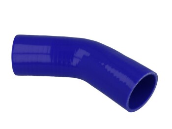 Silikonbogen 45°, 38mm, blau