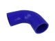 Silicone Elbow 90°, 80mm, Blue