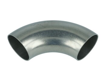 Stainless steel elbow for exhaust 90° 50,0mm for...