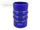 Silikon Wulstverbinder 2fach, 60mm, blau