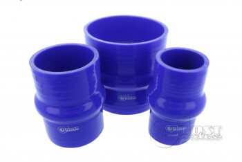 Silicone Coupler - Single Hump, 80mm, Blue