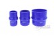 Silicone Coupler - Single Hump, 80mm, Blue