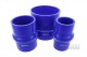 Silicone Coupler - Single Hump, 63mm, Blue
