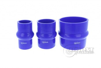 Silicone Coupler - Single Hump, 51mm, Blue