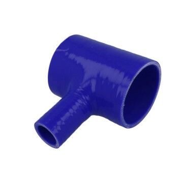 Silicone T-piece Adapter 76mm / 25mm / blue | BOOST products