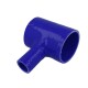 Silicone T-piece Adapter 76mm / 25mm / blue | BOOST products